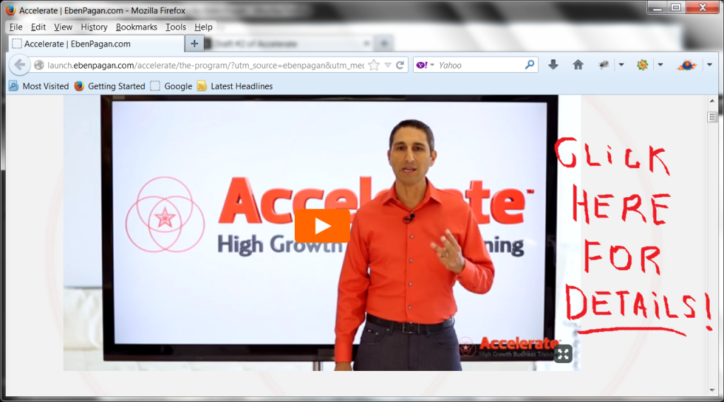 Accelerate High Growth Business Training Intro Video